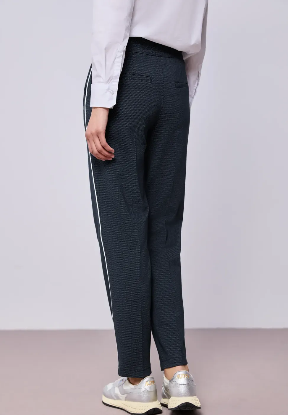 Broek met smalle pijpen