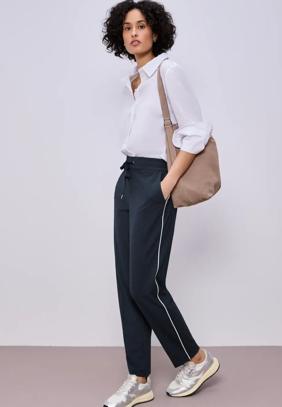 Broek met smalle pijpen
