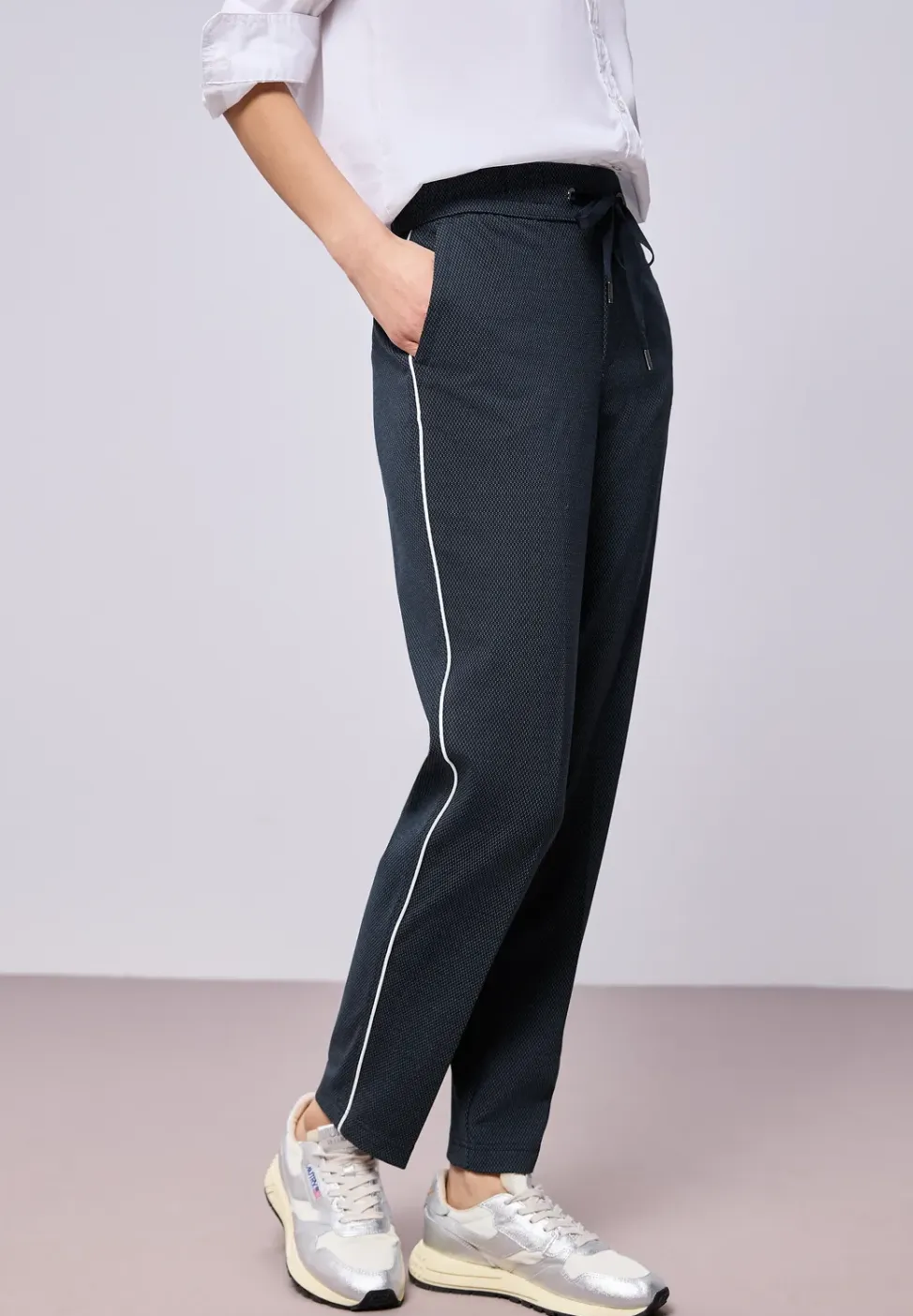 Broek met smalle pijpen