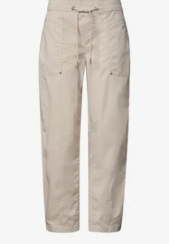 Broek met spijlpijpen in papertouch kwaliteit