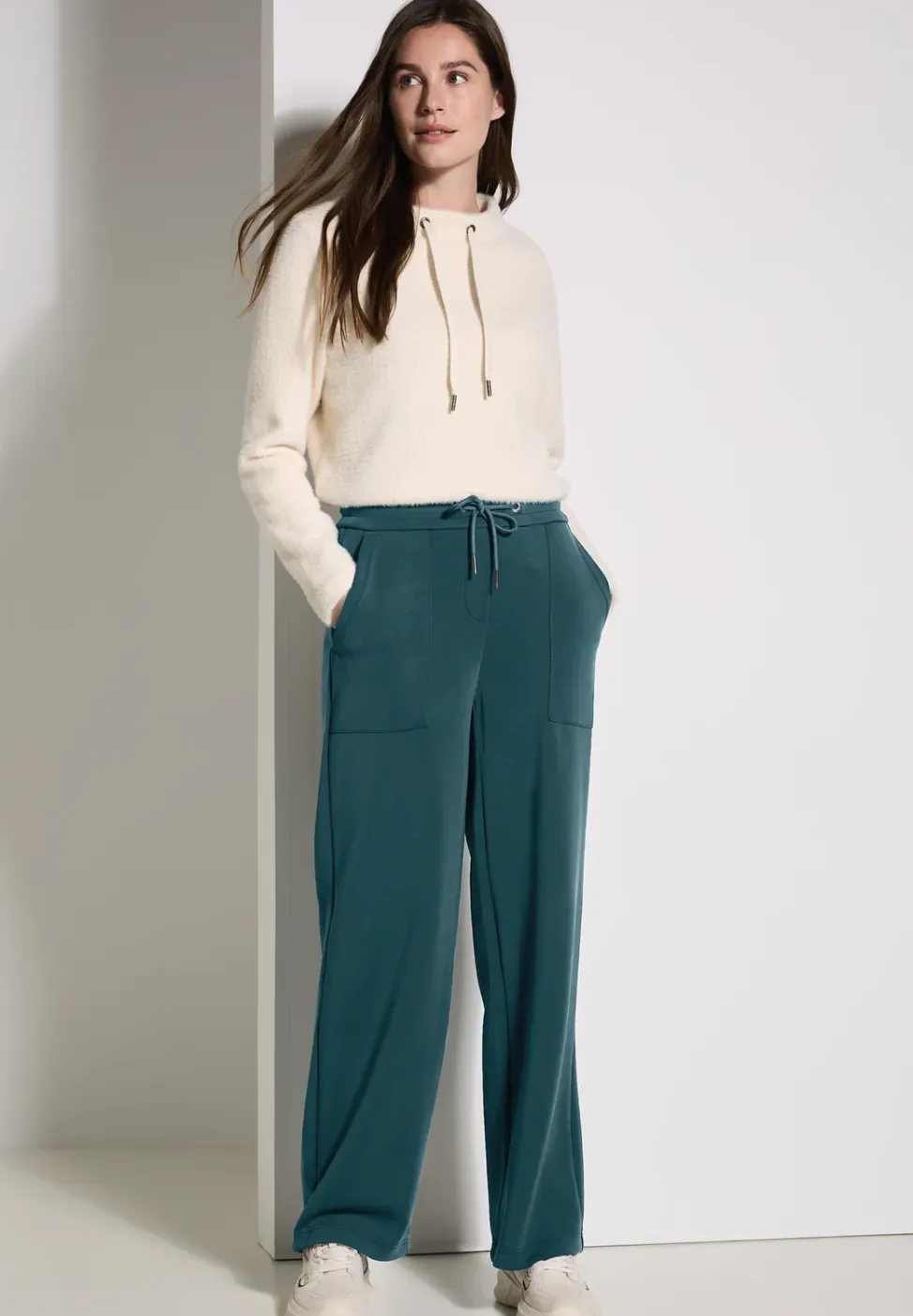 Broek met wijde pijpen