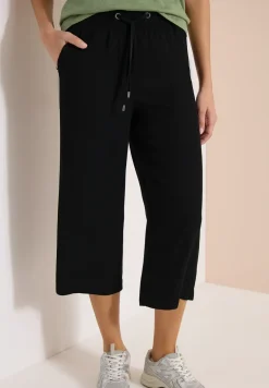 3/4 broek met wijde pijpen in Loose Fit