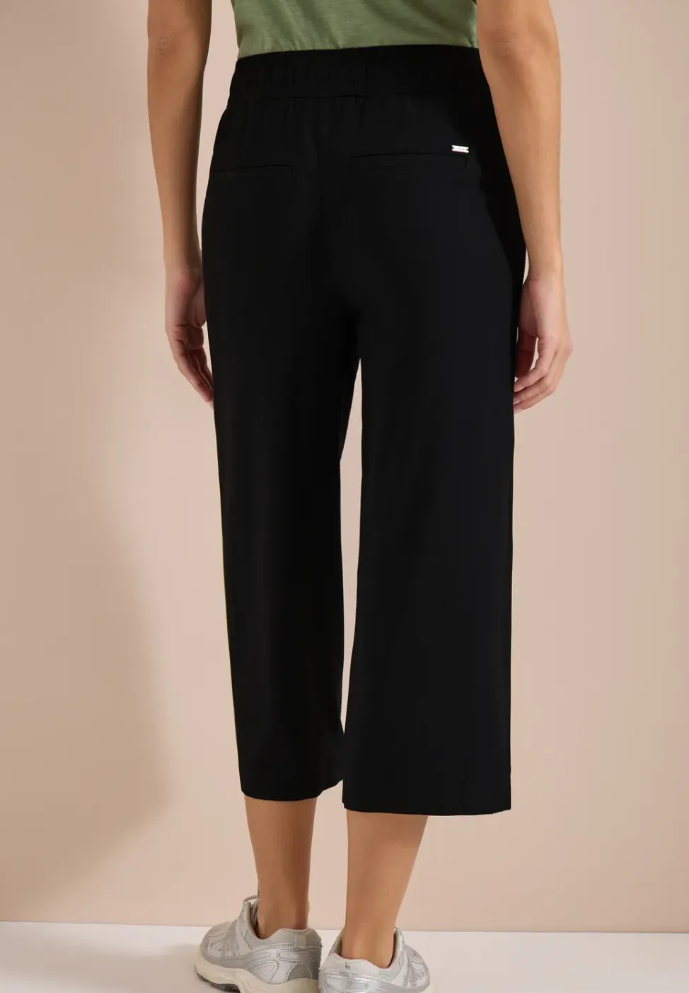 3/4 broek met wijde pijpen in Loose Fit