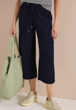 3/4 broek met wijde pijpen in Loose Fit