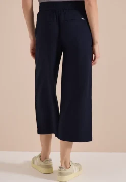 3/4 broek met wijde pijpen in Loose Fit