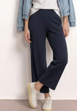7/8 broek met wijde pijpen in Loose Fit