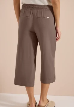 3/4 broek met wijde pijpen in Loose Fit