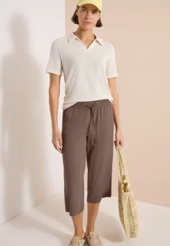 3/4 broek met wijde pijpen in Loose Fit