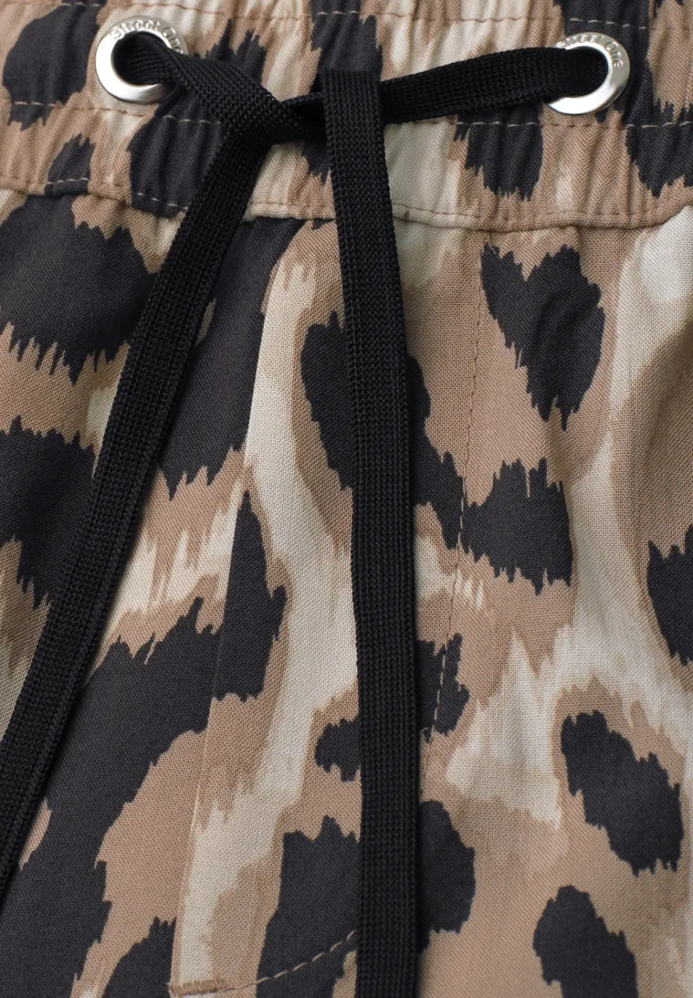 Broek met wijde pijpen in Loose Fit met print