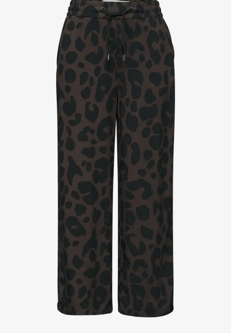 Broek met wijde pijpen in Loose Fit met print