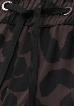 Broek met wijde pijpen in Loose Fit met print
