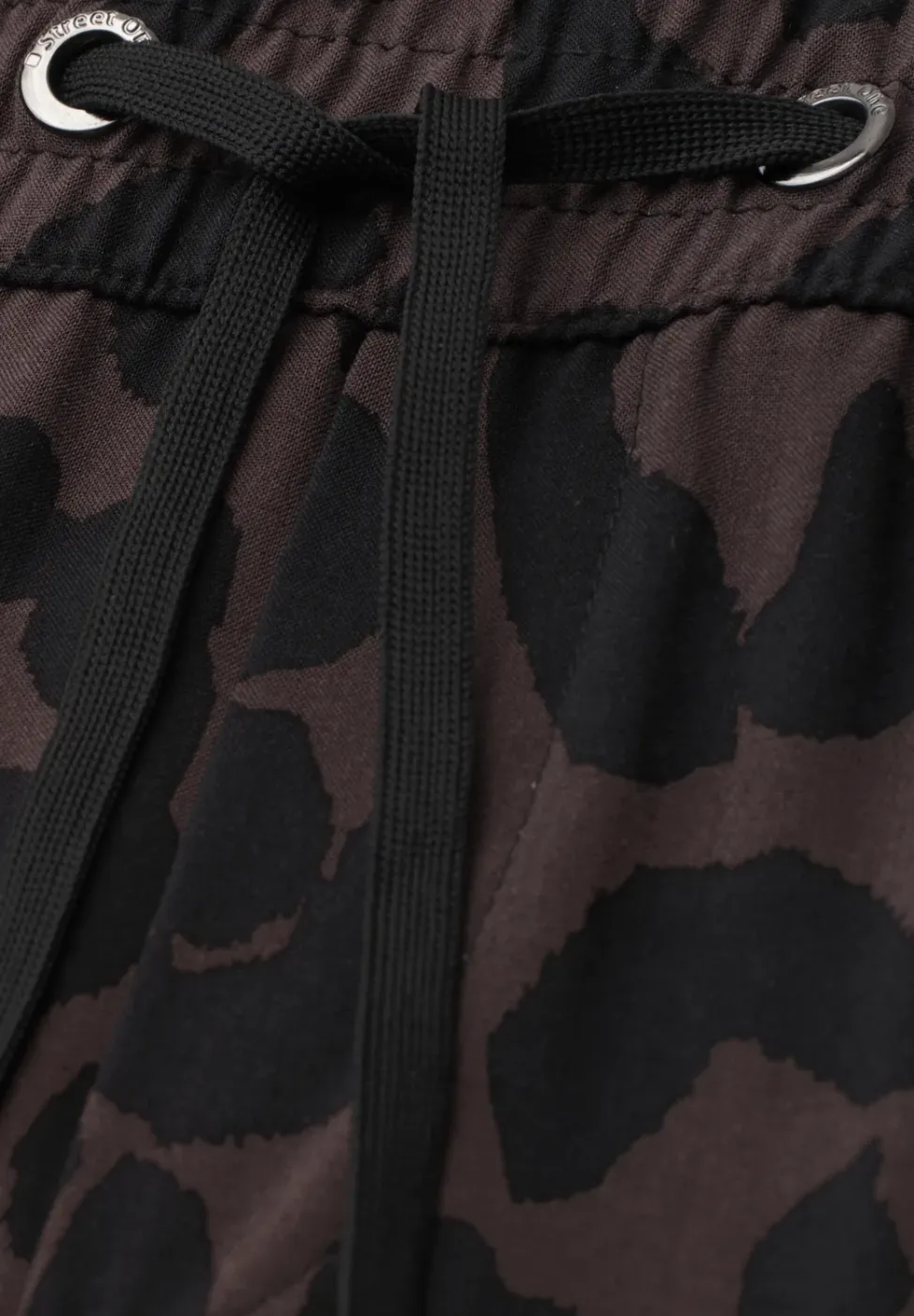 Broek met wijde pijpen in Loose Fit met print