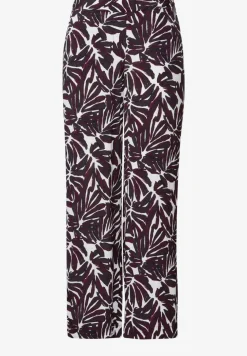Broek van crêpe met patroon
