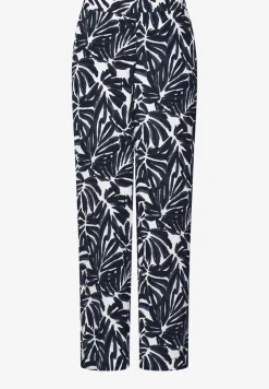 Broek van crêpe met patroon