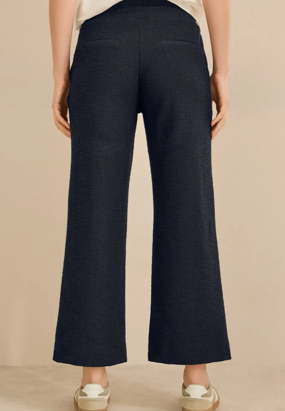 Broek Wide Legs Bouclè