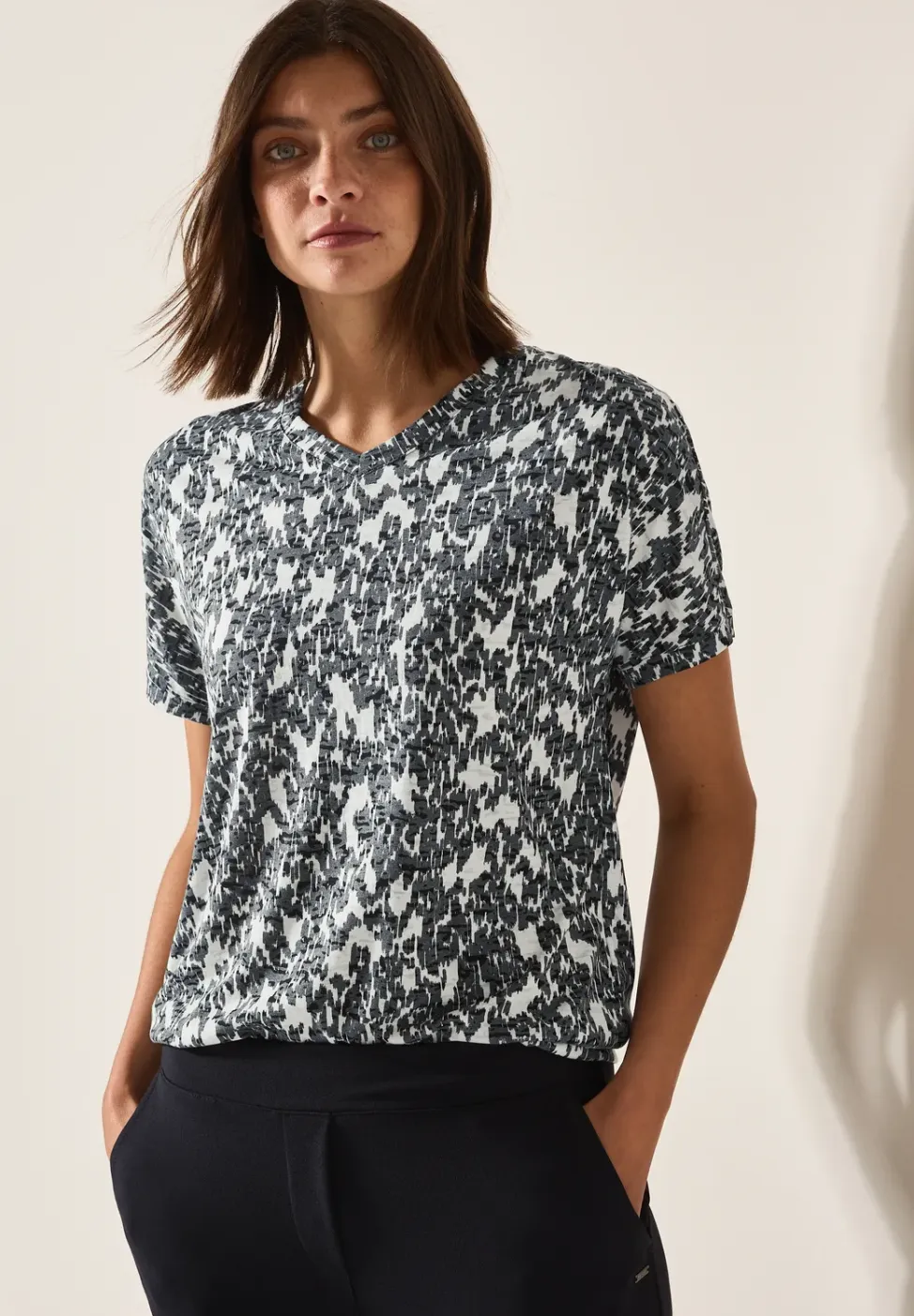 Burnout Shirt met print