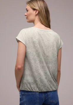 Burnout shirt met tekst