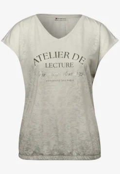 Burnout shirt met tekst