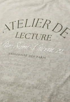 Burnout shirt met tekst