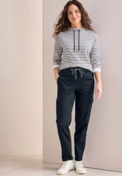 Cargo broek in een gewassen look