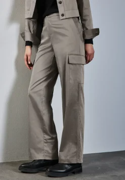 Cargo broek met rechte pijpen