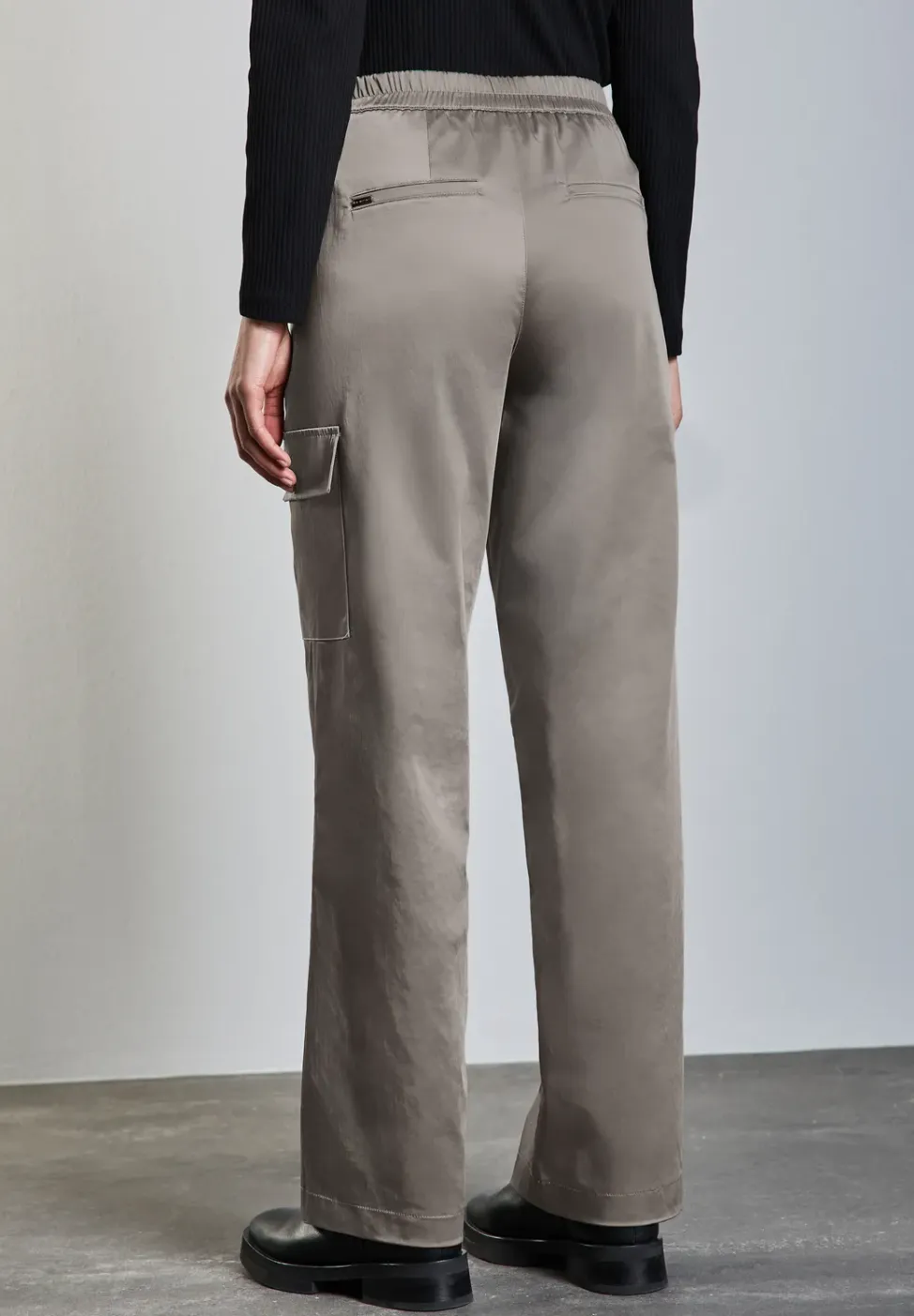 Cargo broek met rechte pijpen