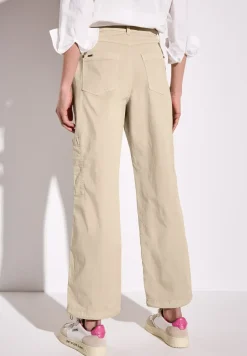Cargo broek met rechte pijpen