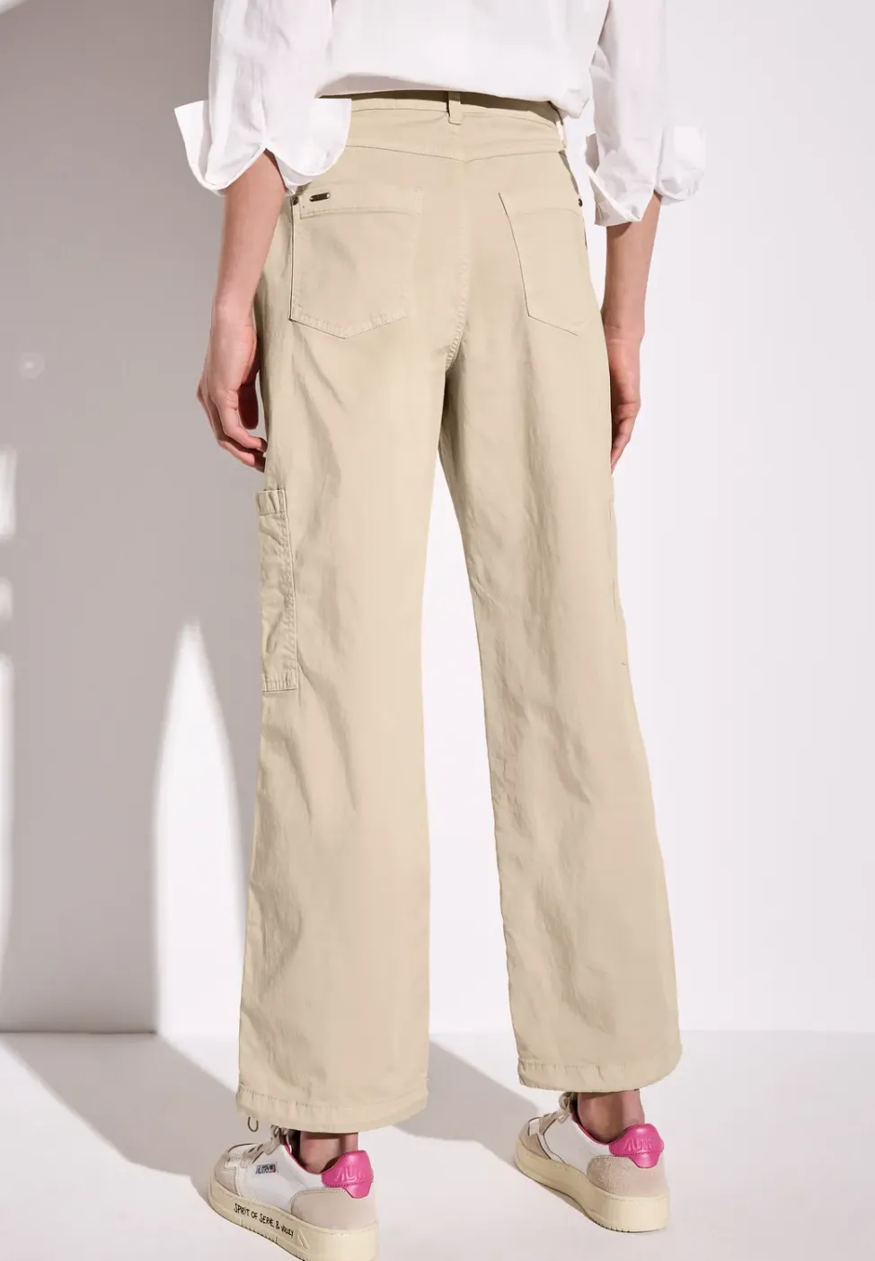 Cargo broek met rechte pijpen