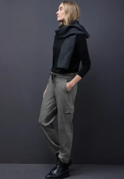Cargo gemêleerde broek