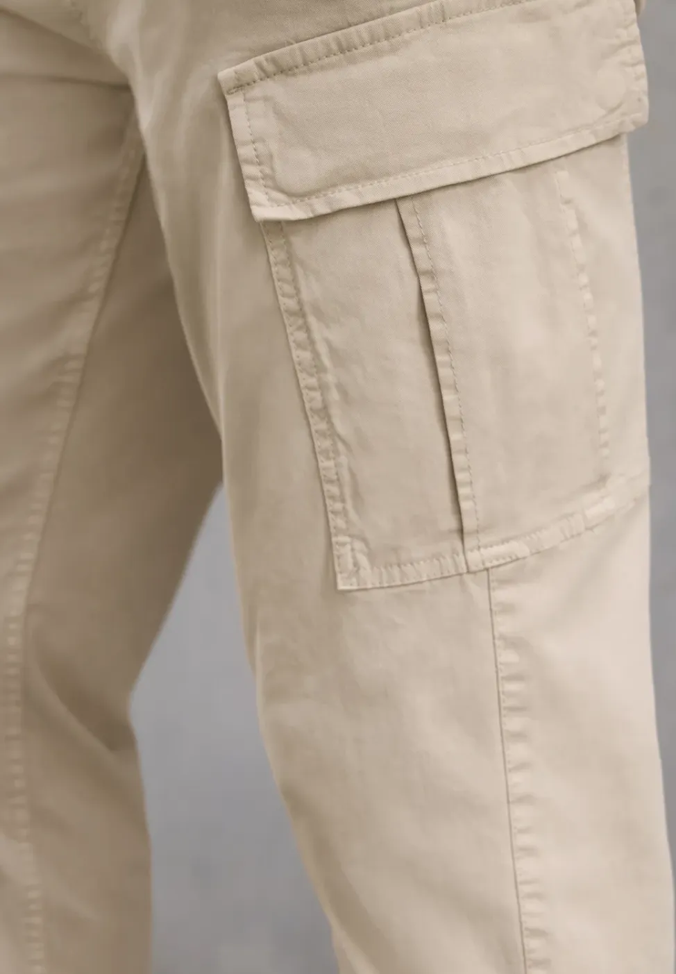 Cargo broek met rechte pijpen