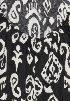 Carmen blouse met print