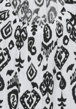 Carmen blouse met print