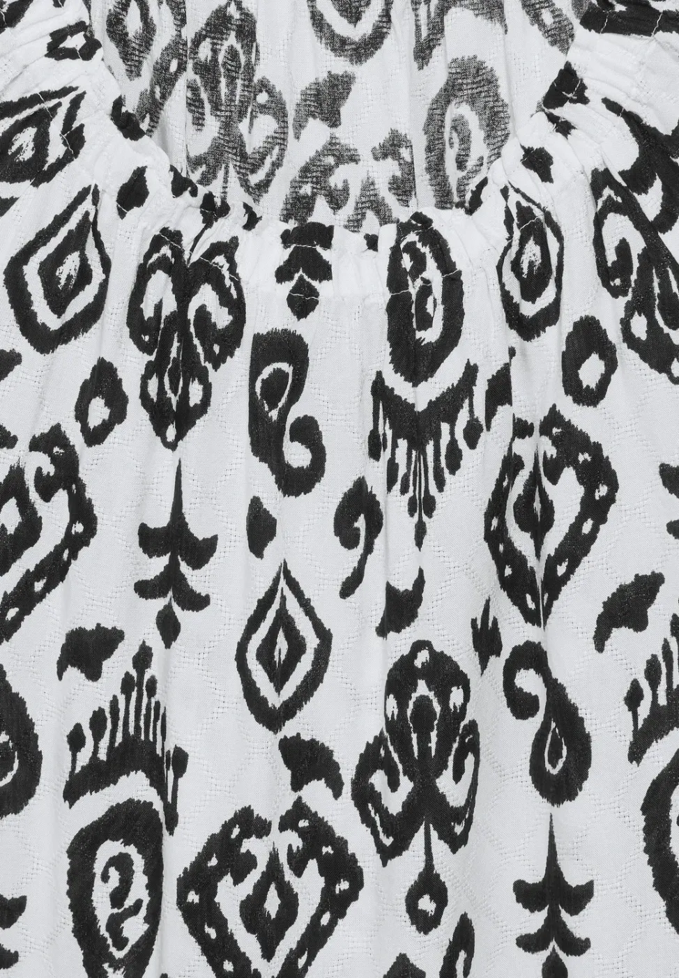 Carmen blouse met print