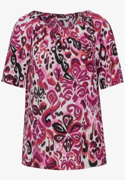 Carmen blouse met print