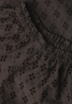 Carmen Bluse mit Shiffley-Muster