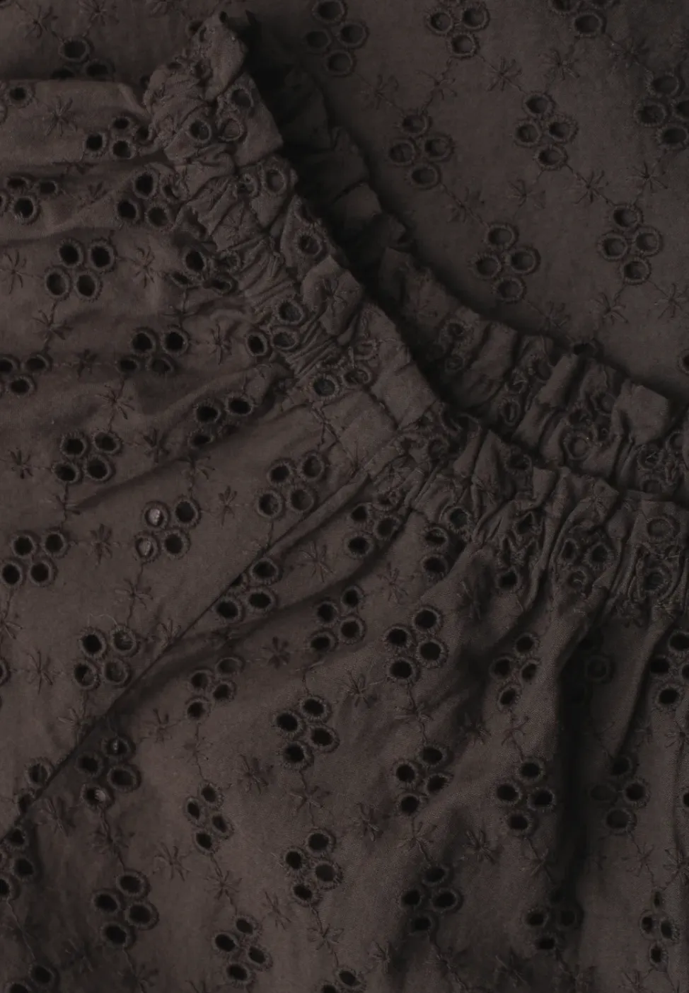 Carmen Bluse mit Shiffley-Muster