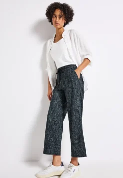 Casual broek met omslag
