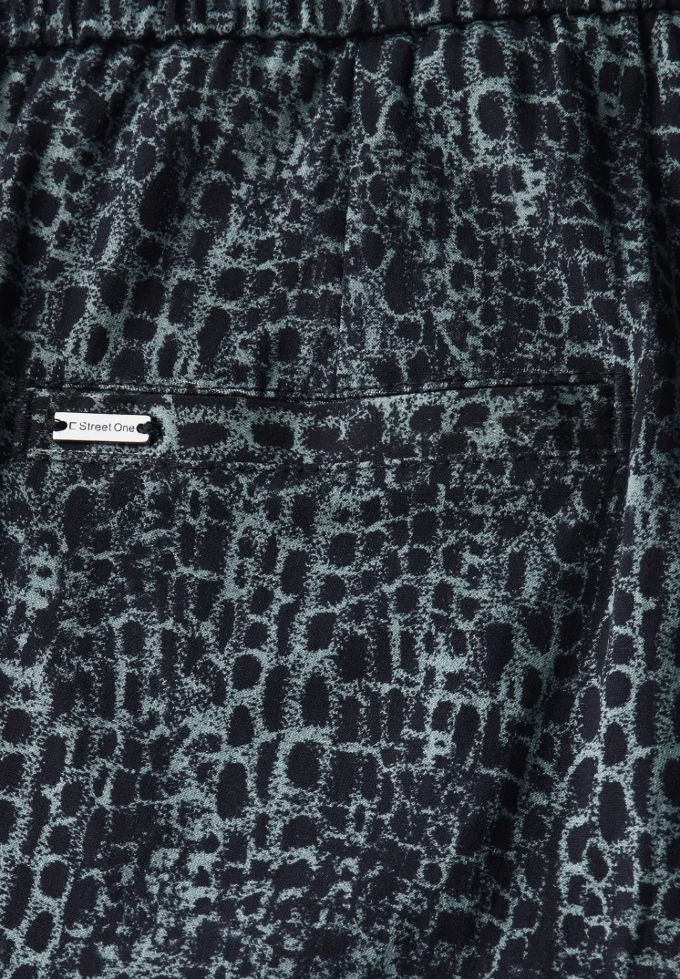Casual broek met omslag