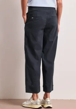 Casual broek met omslag
