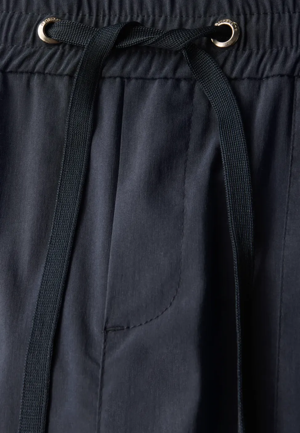 Casual broek met omslag