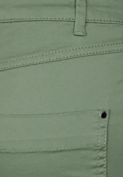 Casual fit broek van keperstof