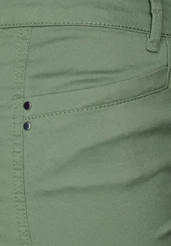 Casual fit broek van keperstof