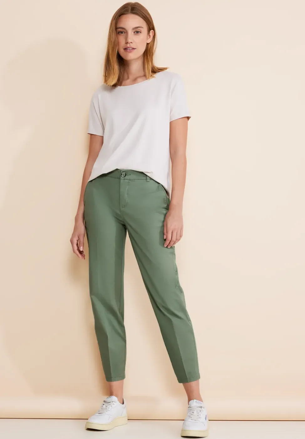 Casual fit chinobroek