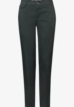 Casual fit chino's in een zachte stof