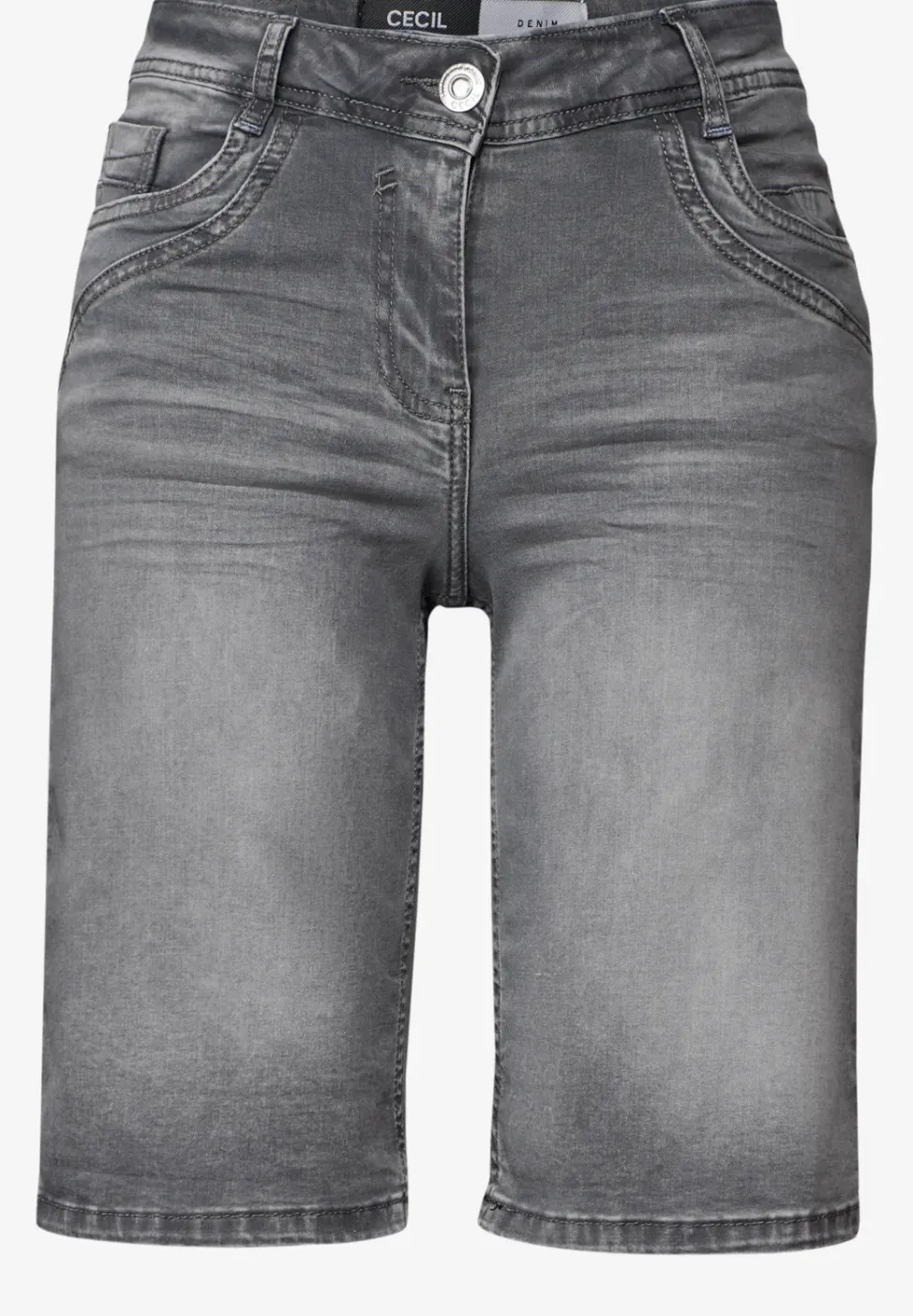 Casual fit denim shorts