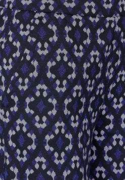 Casual fit jacquard broek