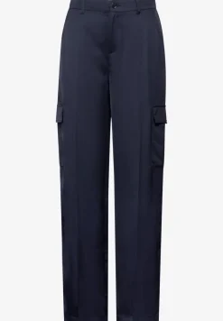 Casual fit satijnen broek