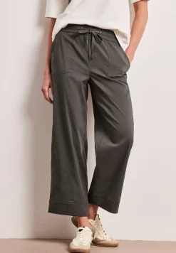 Casual broek met omslag