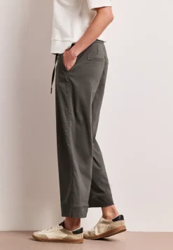 Casual broek met omslag