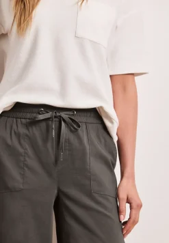 Casual broek met omslag